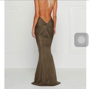 Formal Gown epitome of glamour, hint of sexiness.